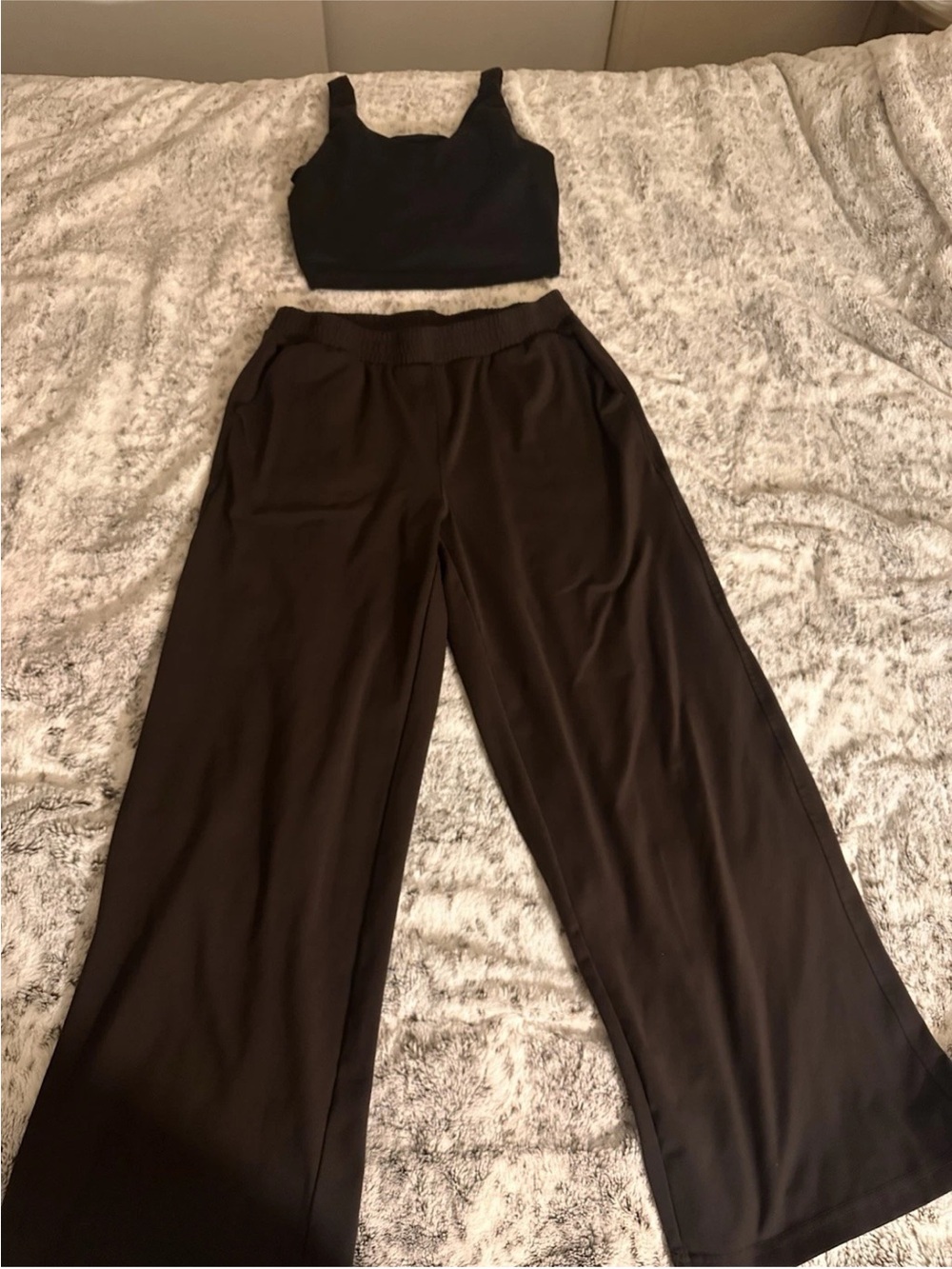 Yogalicious 3 pc lounge Set in chocolate Brown - Picture 3 of 12